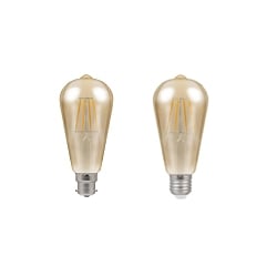 LED Vintage Squirrel Cage By Crompton Lamps
