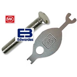 MK Tamperproof Screw & Key Switch Key