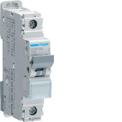 Hager C Type Single Pole MCB's