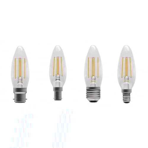 LED Filament Dimmable Candle Lamps