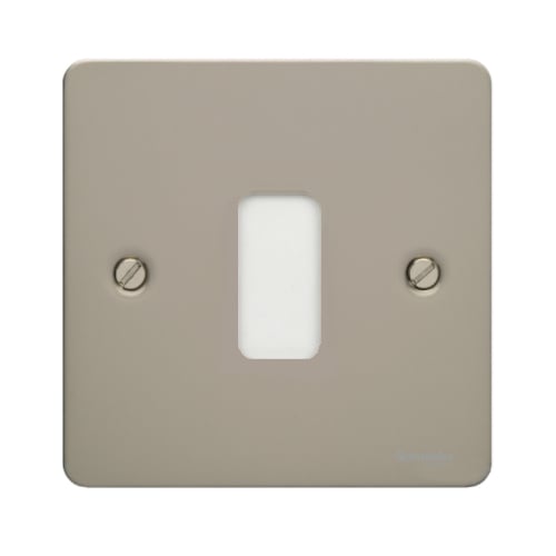 Ultimate Grid Plates Screw Type Pearl Nickel