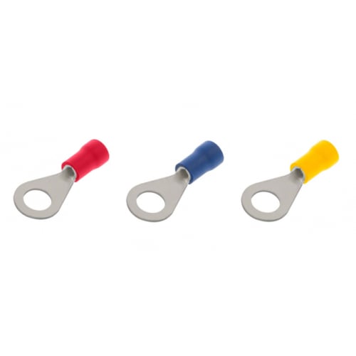 Cable Crimps Pre-Insulated R-B-Y