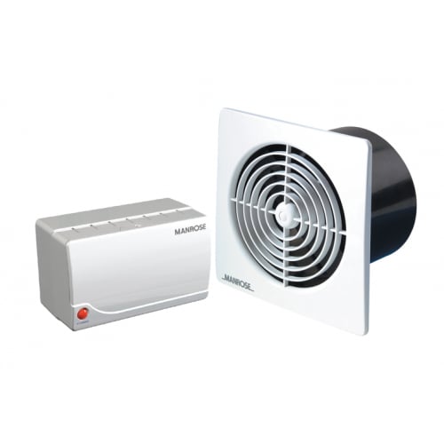 Manrose Lo-Profile 12 volt 150mm Fans SELV