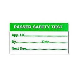 Fluke PASS500 Appliance Pass PAT Label 2x250 Roll (500)