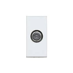 MK K5855WHI Logic Plus Euro 25x50mm F type Satellite White Module