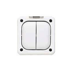 MK K56422WHI 2 Gang IP66 Masterseal Plus empty Switch Enclosure