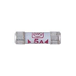 Niglon FC5 BS646 5amp colour coded Red ceramic fuses (Pack of 10)