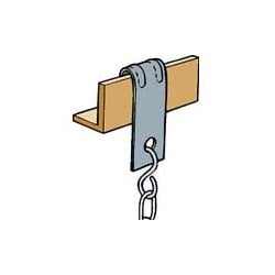 Britclip VF1 vertical flange clip 1-5mm flange