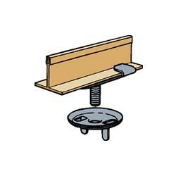 Britclip AC15 Fitting suspension clip for 15mm grid ceiling tee bar
