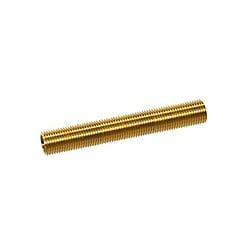 Jeani 529 Male 1/2inch Diameter x 3inch long Brass Threaded Nipple