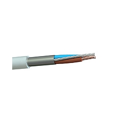 1.5mm 3 Core & Earth BS8436 LSZH White Sure Earth Screened Cable-100m