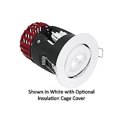 Aurora AU-FRLD812ASN/40 10w LED Adjustable D/light Dimmable Sat.Nickel