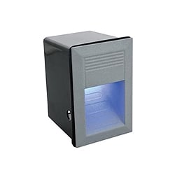 CED LEDREC15 Rectangular 2w 240v Blue LED Recessed Wall Light IP65