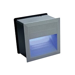 CED LEDREC18BL Square 1.5w 240v Blue LED Recessed Wall Light IP65