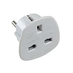 CED WTAP 13amp to 2pin Euro Plug Adaptor 7amp Max.