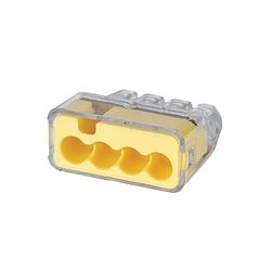 Ideal 30-1034 4 Port Push-In Wire connectors 0.75-2.5mm (Each)