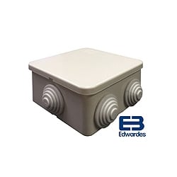 DEG J44S80 80x80x40mm IP44 ABS Box with grommets GE844S