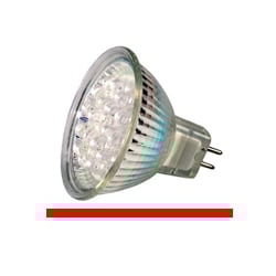 Kosnic KLED1.5/HIO/G5.3 1.5 Watt 12 Volt GX5.3 MR16 Red LED Lamp