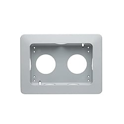 MK K56503GRY Masterseal 2Gang 170x229x41mm Grey Flush Mounting Bezel