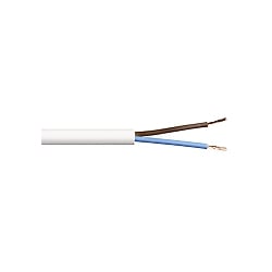 Cut to Required Metre of 0.75mm 3092Y 2 Core Heat Resistant PVC Flex