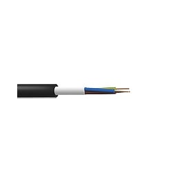 2.5mm NYY-J Black 3 Core High-Tuff Power Cable (Cut Per Meter)