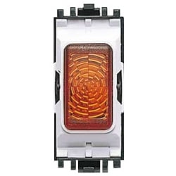 MK K4889AMB 200/250volt Amber Grid Plus Neon Indicator Module