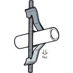 Britclip SC1000 Pipe 20-32mm, Flange 6-9mm, Rod M6-M10 Clip