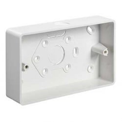 Schneider Mita KBU322W 2g 32mm Square Corner  PVC 20mm Cond. Entry Box