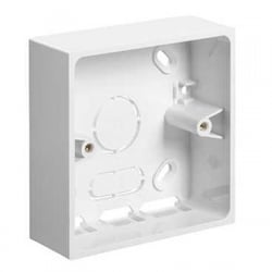 Schneider Mita TBU321W 1g 32mm Square Corner Mini Trunk Surface Box