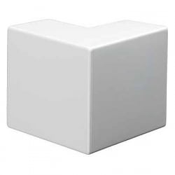 Schneider Mita MEA50W 50x50mm White Midi trunking External Angle Bend