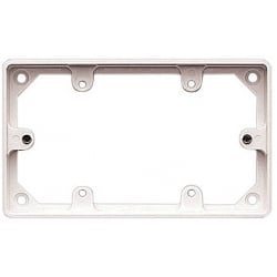 MK K2133WHI 2 Gang 20mm Deep Mounting Frame
