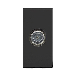MK K5855BLK Logic Plus Euro 25x50mm F type Satellite Black Module