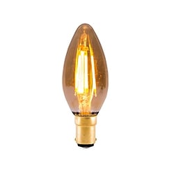 BELL 01431 4 Watt SBC (B15d) 2000k Ultra Warm White 35mm Candle Lamp