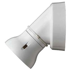 MK 1152WHI Shockguard BC Angled Batten Holder
