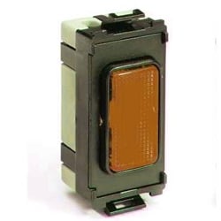 Schneider Get GUGINDBO 240volt in black module Orange Indicator
