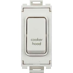 Schneider Get GUG20DPCHW 20ax DP Grid Switch White - Cooker Hood