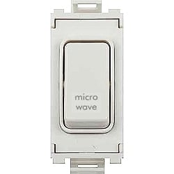 Schneider Get GUG20DPMWW 20ax DP Grid Switch - Microwave