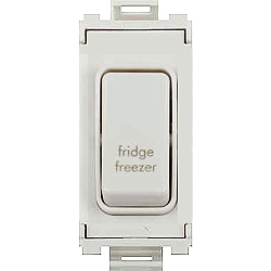 Schneider Get GUG20DPFFZW 20ax DP Grid Switch - Fridge Freezer