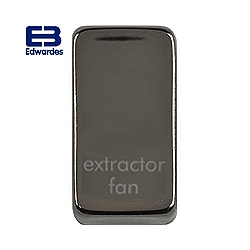 Schneider Get GUGREFBN Extractor Fan Rocker Cap Black Nickel
