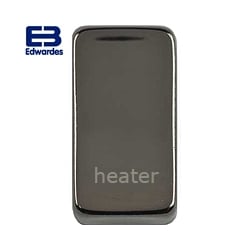 Schneider Get GUGRHEBN Heater Rocker Cap Black Nickel