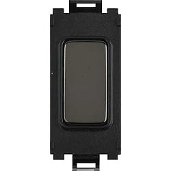 Schneider Get GUGBBBN Ultimate Grid Blank Module Black, Black Nickel