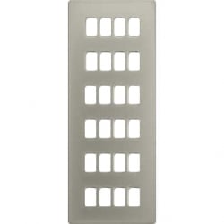 Schneider Get GUG24GPN 24 Gang Grid Plate with Grid, Pearl Nickel