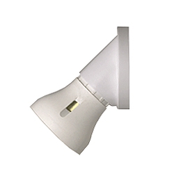 MK 1172WHI BC Angled Batten Holder heat resistant 210 degrees C