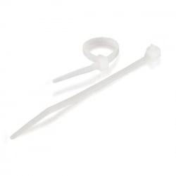 Unicrimp QT200RE 200mm x 4.8mm Releasable Nylon Natural Cable Ties-100
