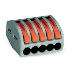 Wago 222415 1.0-4.0mm 5 Pole Lever Connector