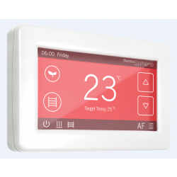 ThermoSphere DC-W-01 Dual Control White 20a Thermostat