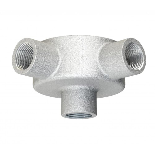 Metpro 20mm Galvanised back outlet angle BESA box