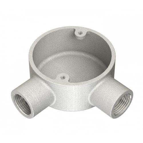 Metpro 25mm Galvanised 2 way angle BESA box