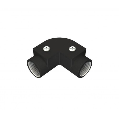 Metpro 25mm Black enamel inspection elbow