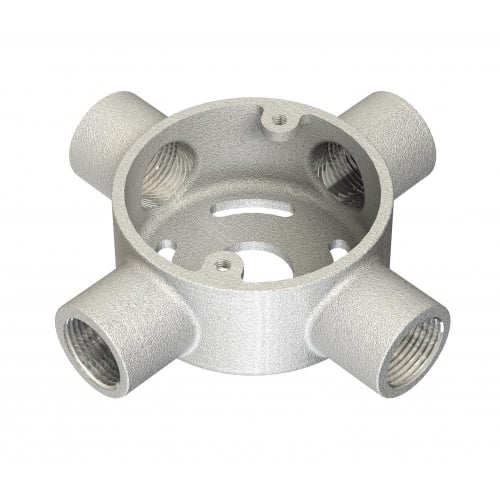 Metpro 20mm Galvanised intersection extension box